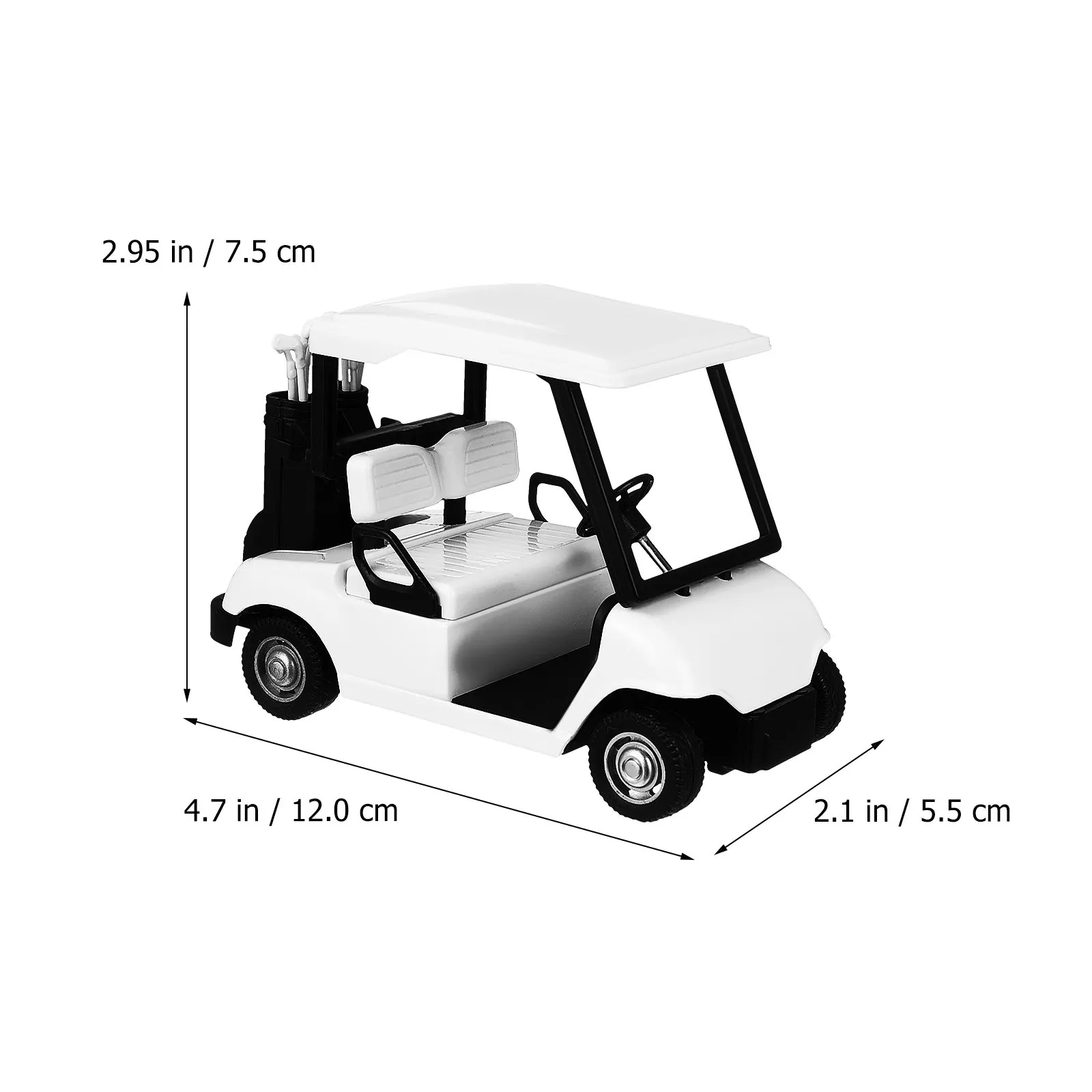 Golf Cart Metal High Detail Decor Elegant Golfing Desk Decoration Golf Party Supplies Display Desk Toys - view 2