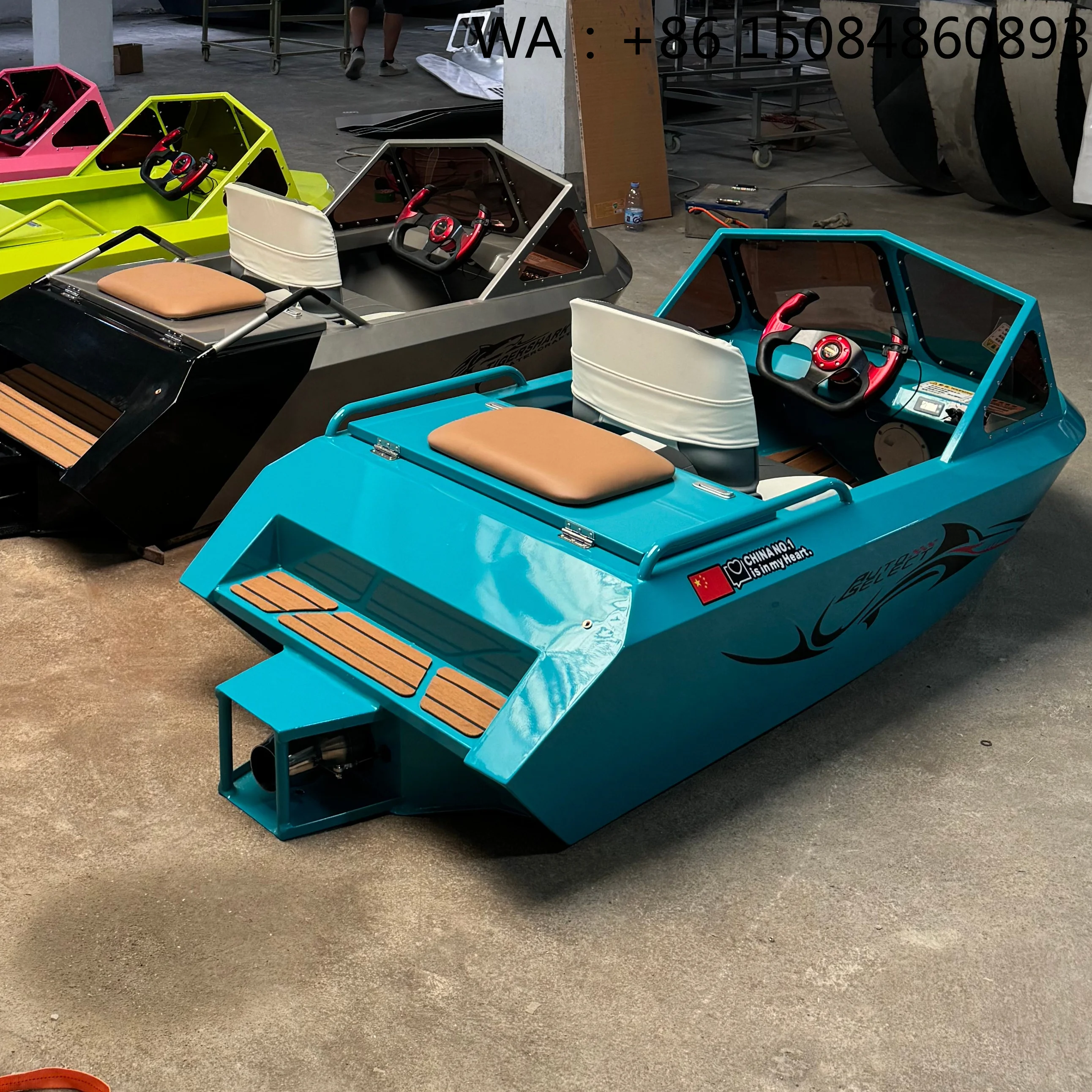 Eco Friendly Mini Water Karting Boat, Compact Safe Stable Power Component For Various Green Water Entertainment