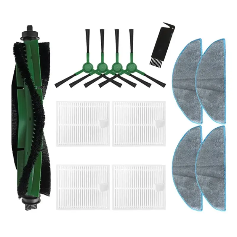 

Набор аксессуаров ABUL-14PCS для робота-пылесоса Irobot Roomba Combo Essential / Vac Essential Y0112: основная и боковые щетки, HEPA-фильтр, насадка для влажной уборки