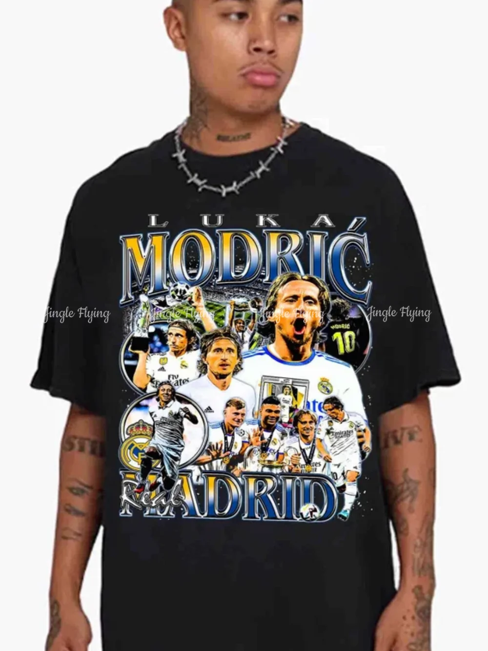 Vintage 90s Graphic Style Luka Modric Shirts Bootleg Sweatshirt Youth T-Shirt For Man And Women Unisex Tees