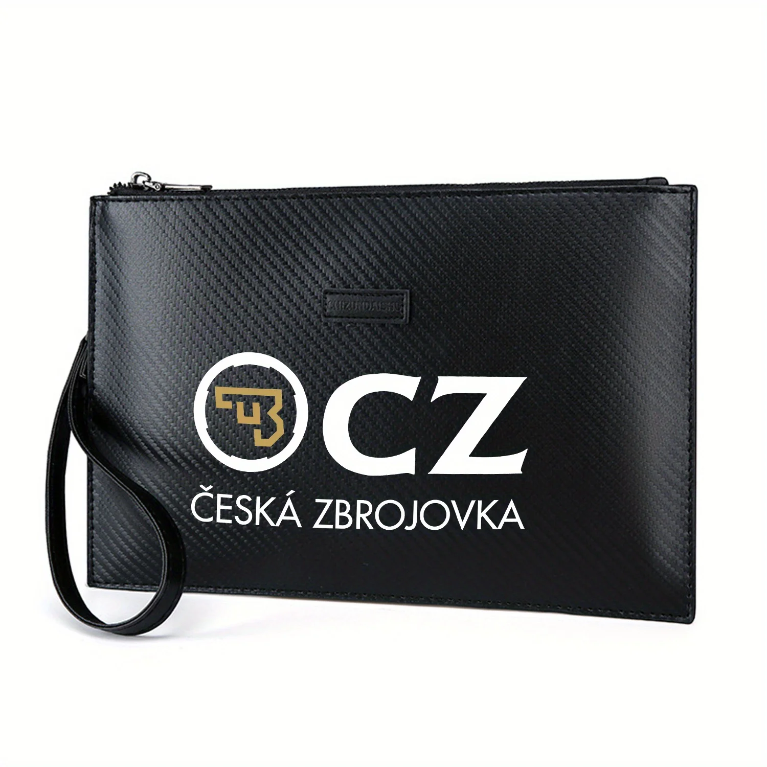 cz-logotipo-simbolo-arma-design-texto-elegante-impresso-pu-bolsa-masculina-elegante-e-pratico-para-transporte-diario