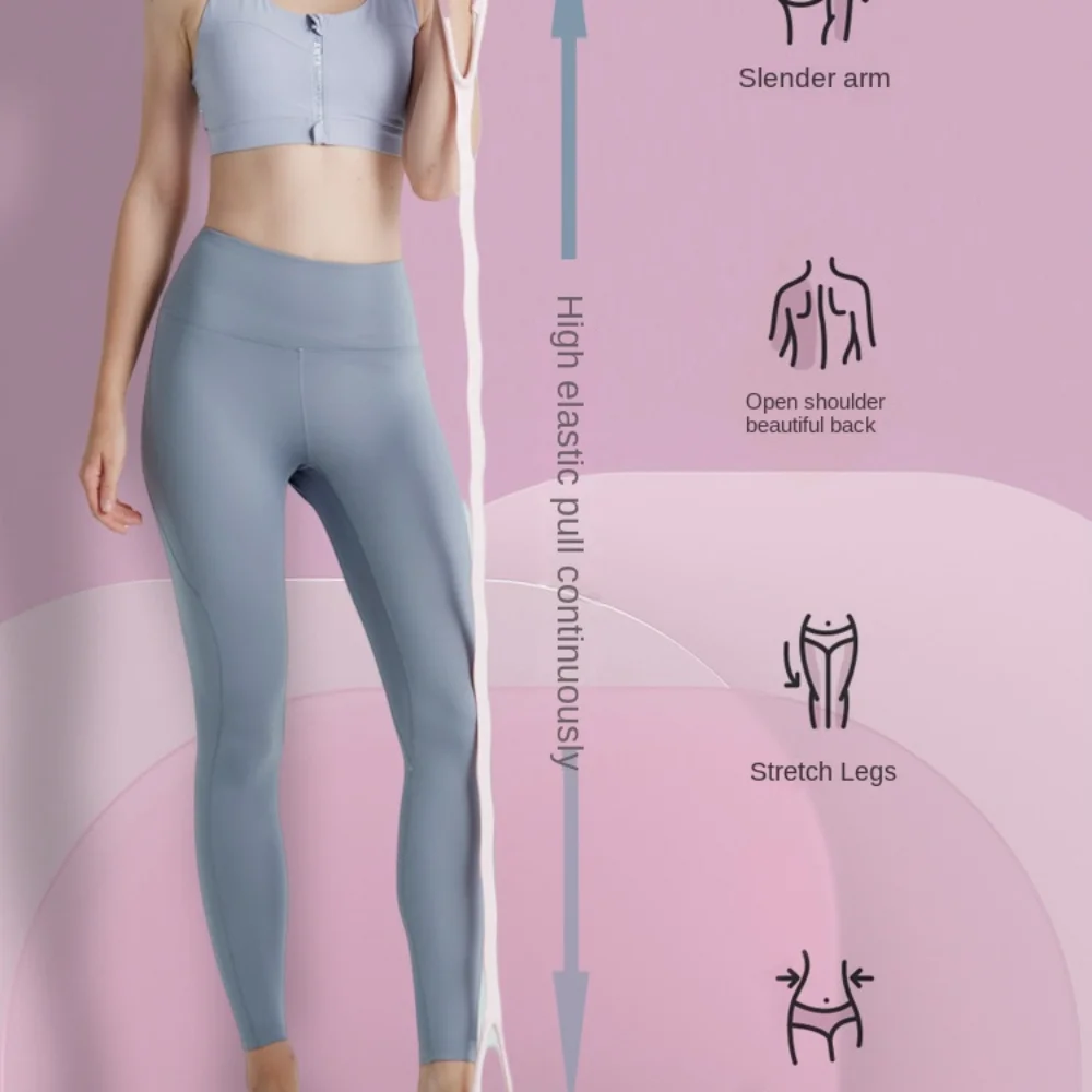 Cinto de tração fitness extrator de 8 caracteres equipamento de ginástica portátil cinto de tração de fitness 8 caracteres extrator faixas de resistência corda