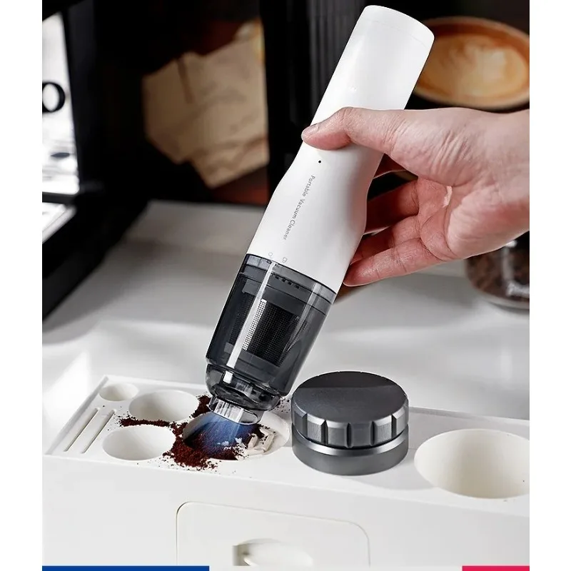 Coffee powder cleaner, coffee bar machine, vacuum cleaner, desktop mini wireless charging brush cleaner
