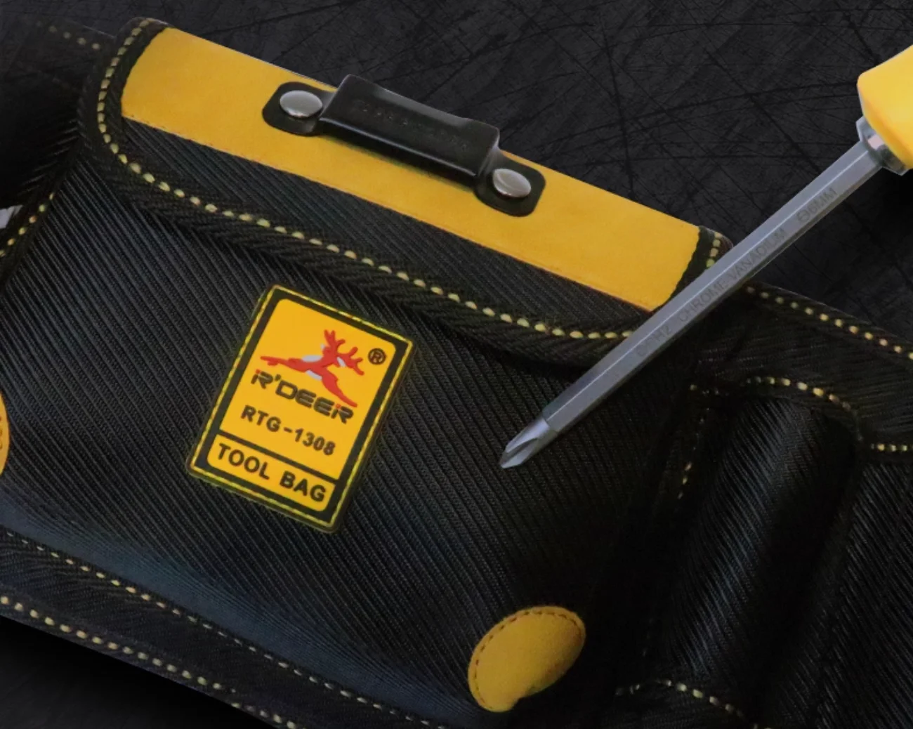 R'DEER أداة 57x16 سنتيمتر قسط الخصر حماية الخصر حقيبة أداة حقيبة كهربائي سميكة مقاوم للماء أكسفورد حقيبة أداة حقيبة