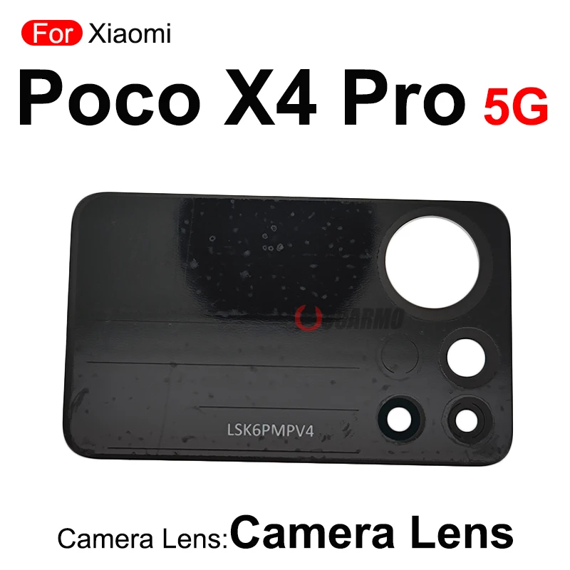 1Pcs For Xiaomi Mi Poco X4 Pro 5G Back Main Rear Camera Lens Replacement Parts