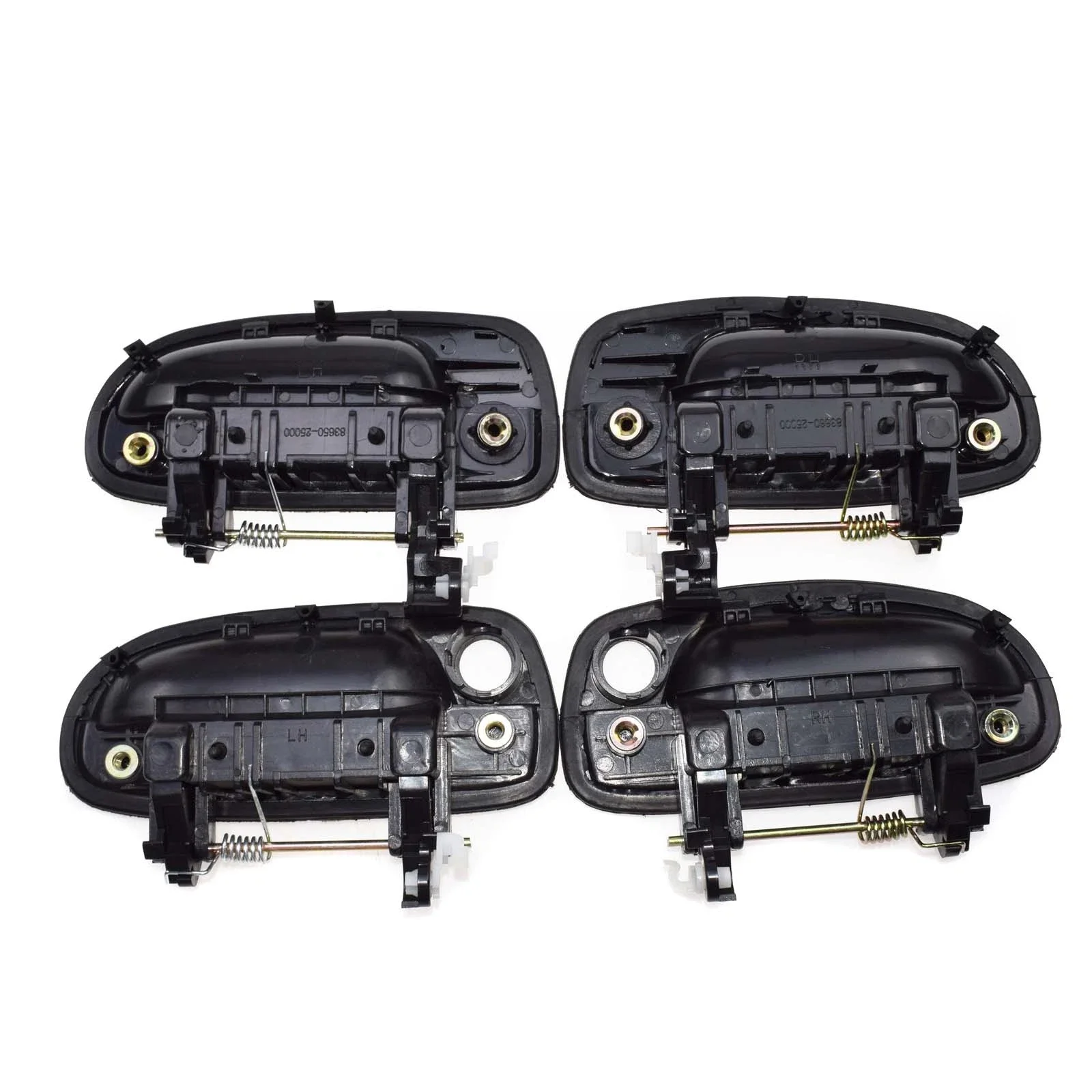 Manija Exterior de Puerta Delantera y Trasera para Automóvil Hyundai Accent 5 2000-2006, 82650-25000 82660-25000 83650-25000 83660-25000, Accesorios para Automóviles
