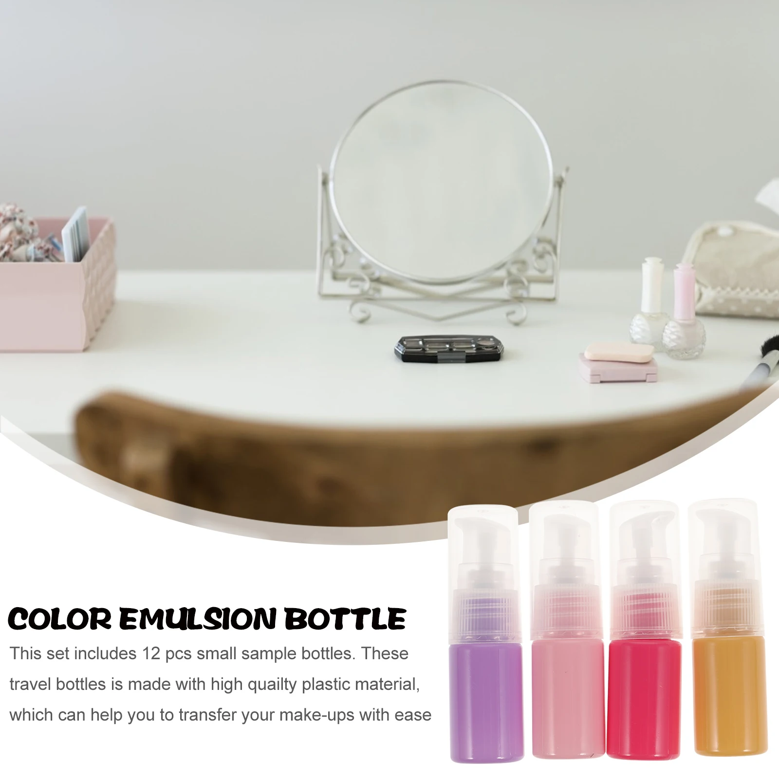 12 Stuks Reizen Lotion Fles Hervulbare Draagbare Plastic Containers Voor Serum Crème Moisturizer Shampoo Herbruikbare Reiscontainer