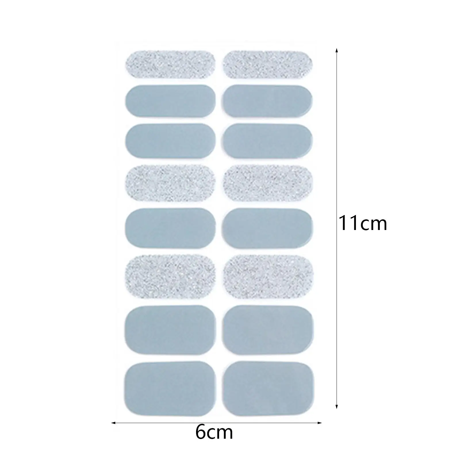 Adhesivos para uñas, envolturas completas de regalo, tiras de esmalte de uñas de Gel curado, parche semicurado para mujeres y niñas
