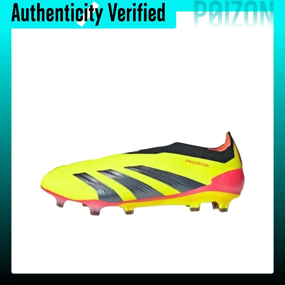 Adidas PREDATOR 24 Soccer Shoes Men's Low-top Yellow Black IE2366