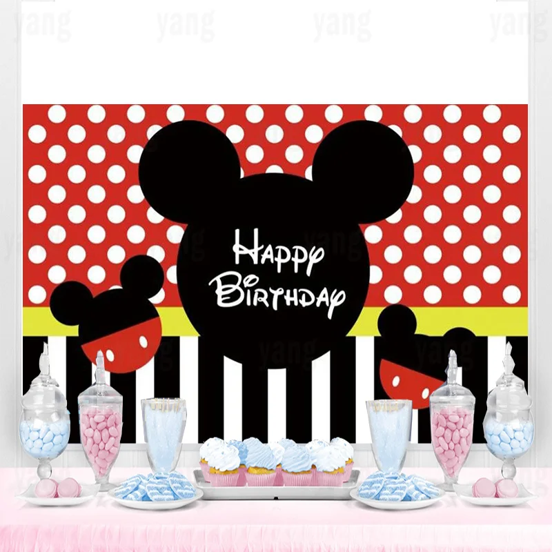 Фон для фотосъемки «Микки и Минни Маус»