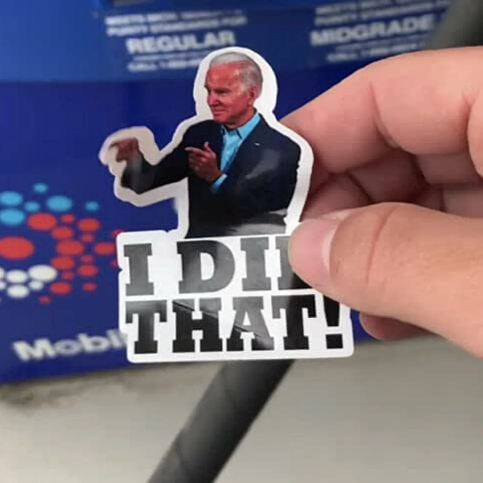 Funny Political Sticker I Did That Meme Decal Humorous Art Vinyl Label For Car Window Decoration Sticker Political Meme Decal T1