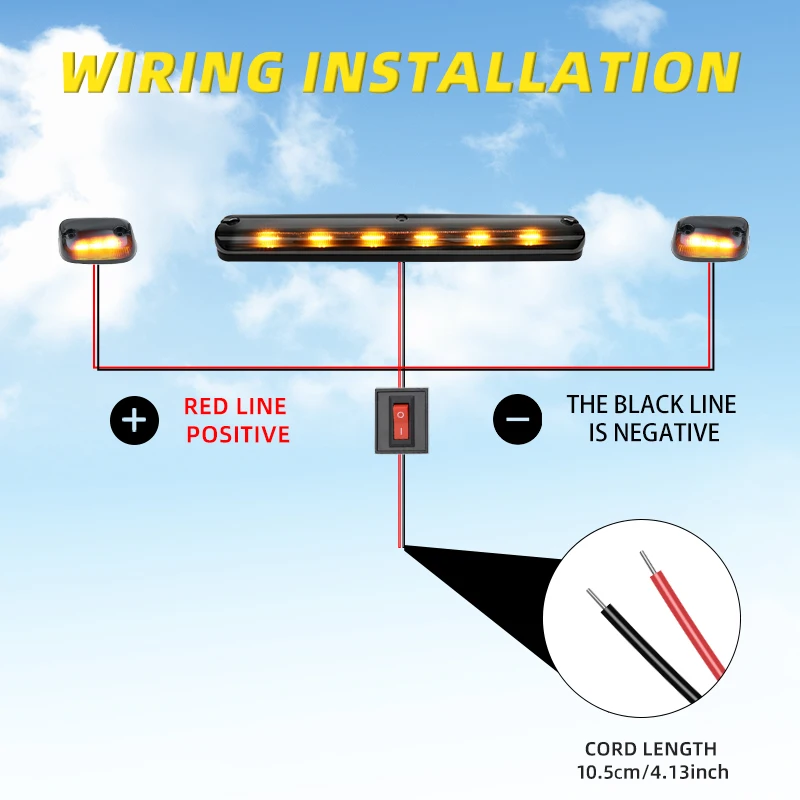 New Arrival Single-Row LED Work Light New Trend Flashing Roof Modification Lights for Off-Road Vehicle Car Light Accessories