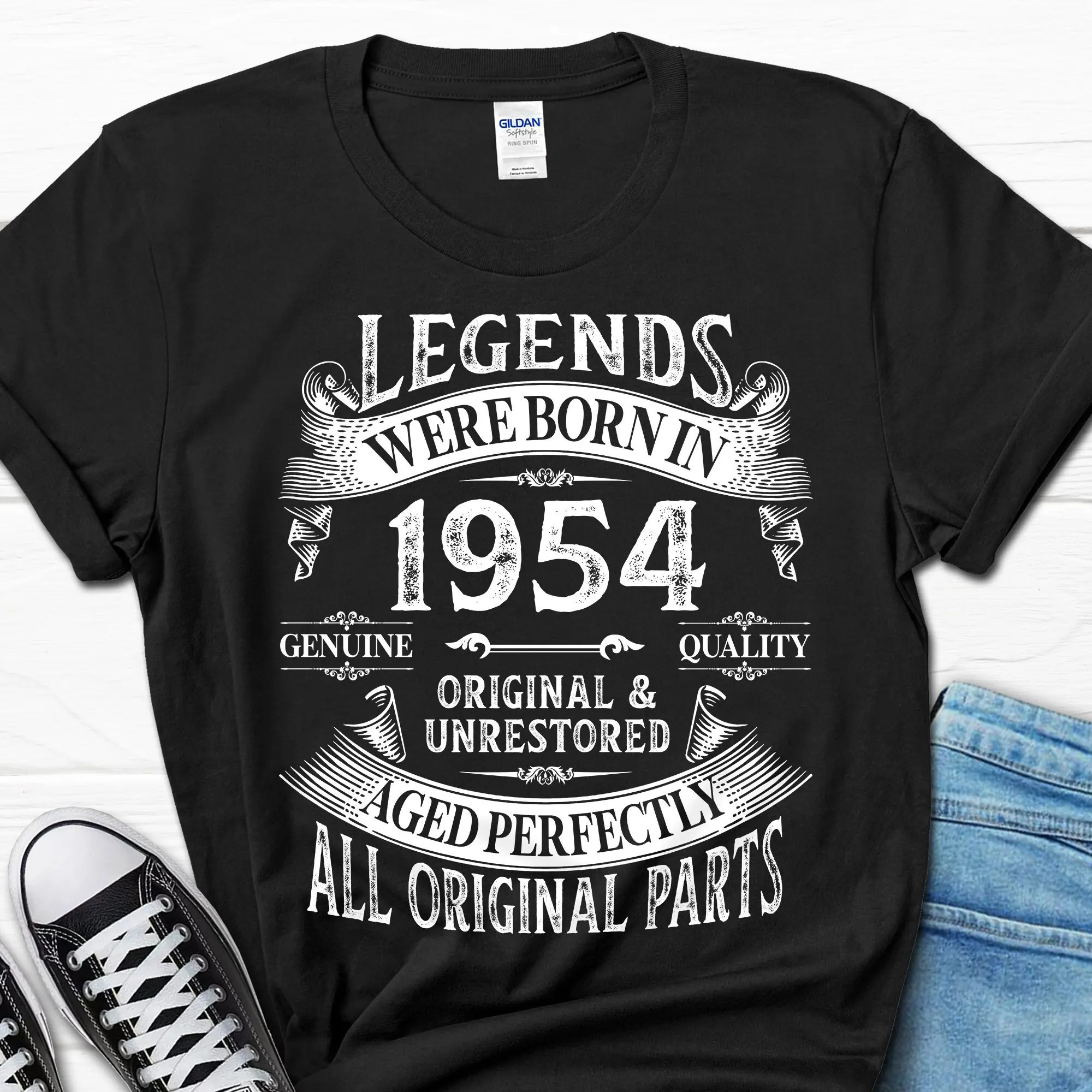 70 Years Papa s For Men Grandpa 70th Birthday T Shirt Funny Husband Men's 1954 Dad From Wife Bday Him