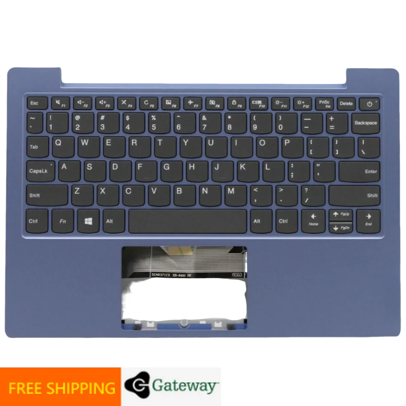 US English Ice Blue Keyboard Upper Case Palmrest Shell Cover For Lenovo Ideapad S150 Slim 1 11 11AST-05 5CB0W44057