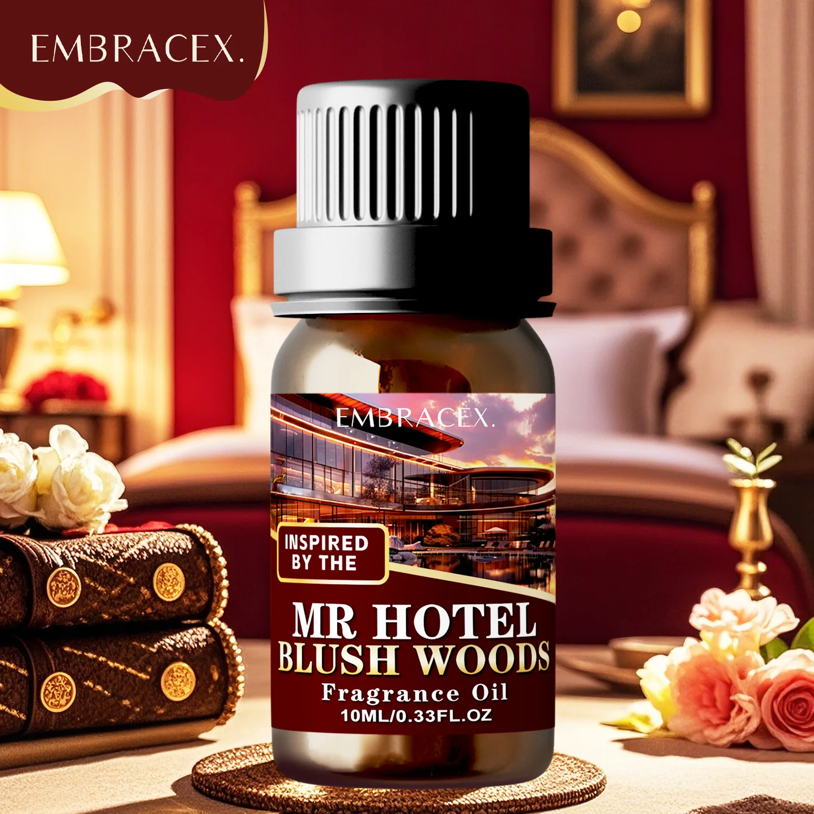 

10ml Hotel Essential Oil Blush Woods Massge Oil Bodycare Face Oil Skincare Diffuser Scent Aromatherapy Gift To Friends