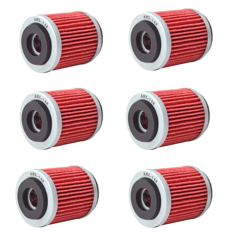 

1/2/4/6 PCS Motorcycle Oil Filter Cleaner For Yamaha YFM350 YFM400 YFP350 TT-R250 YZ WR 250 400 426 For TM Racing 660 4T F66508