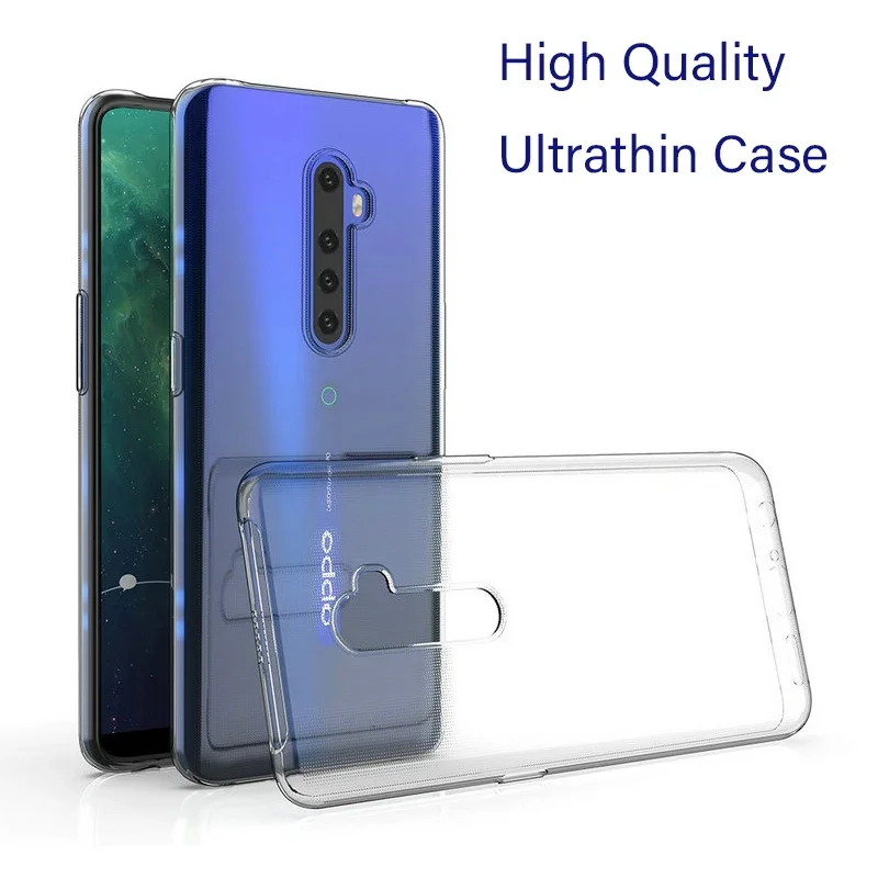 Simple Soft Clear Phone Case Cover for OPPO Reno 2 Z F 2Z 2F Coque Funda Reno2 Pro Transparent Silicone Thin Friends Couples TPU