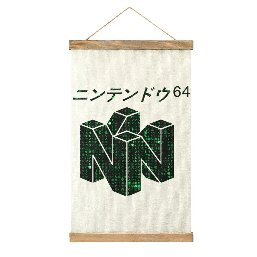 

N.6.4 Gaming Vaporwave Logo Classic For S Draw Living Room Wall Decoration Canvas Hanging Picture Unique Funny Novelty Style Han