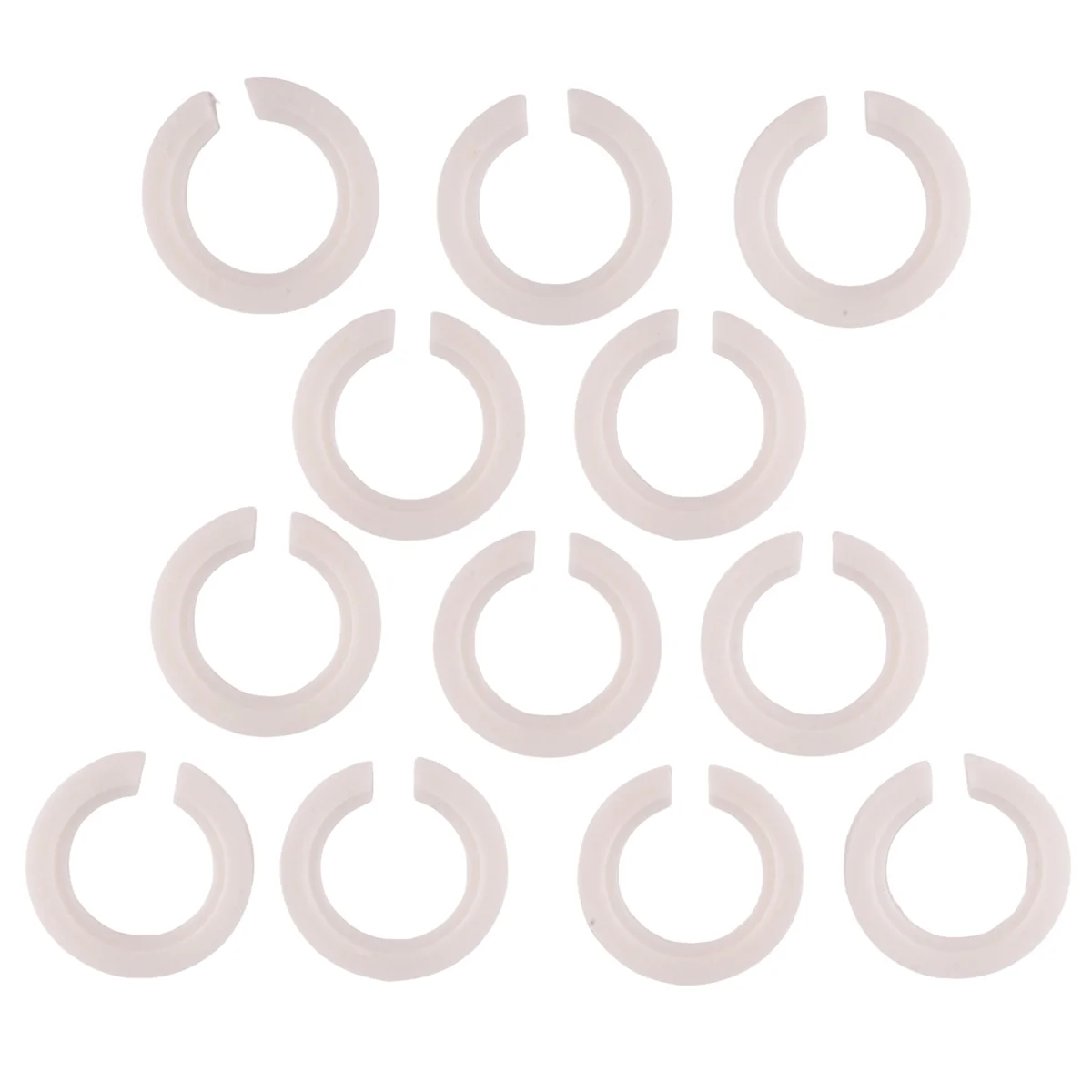 Pantalla de lámpara de 12 piezas, convertidor de agujero E27 a E14, reductor de anillo para montaje de pantallas de lámpara de tornillo a tapas