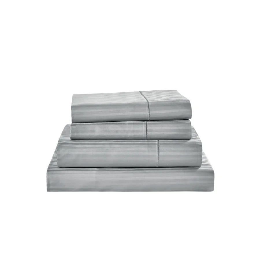 

Kathy Ireland 500 Thread Count Damask Stripe Sheet Set