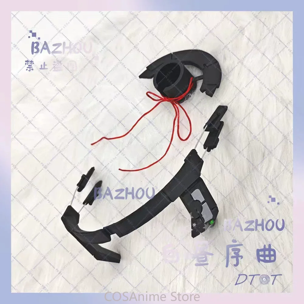 Arknights: Endfield Li Zhiyan Jue Anime Cosplay Crown Headdress Headband Props Hair Ornaments Ponytail Ties Hair Role Play view 3