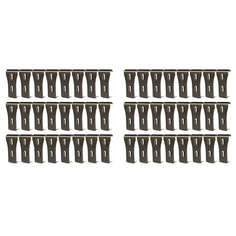 

ABSE-48PCS Brick Wall Clips Brick Hook Clips Steel Brick Hanger Heavy Duty Metal Hangers For Hanging Outdoors