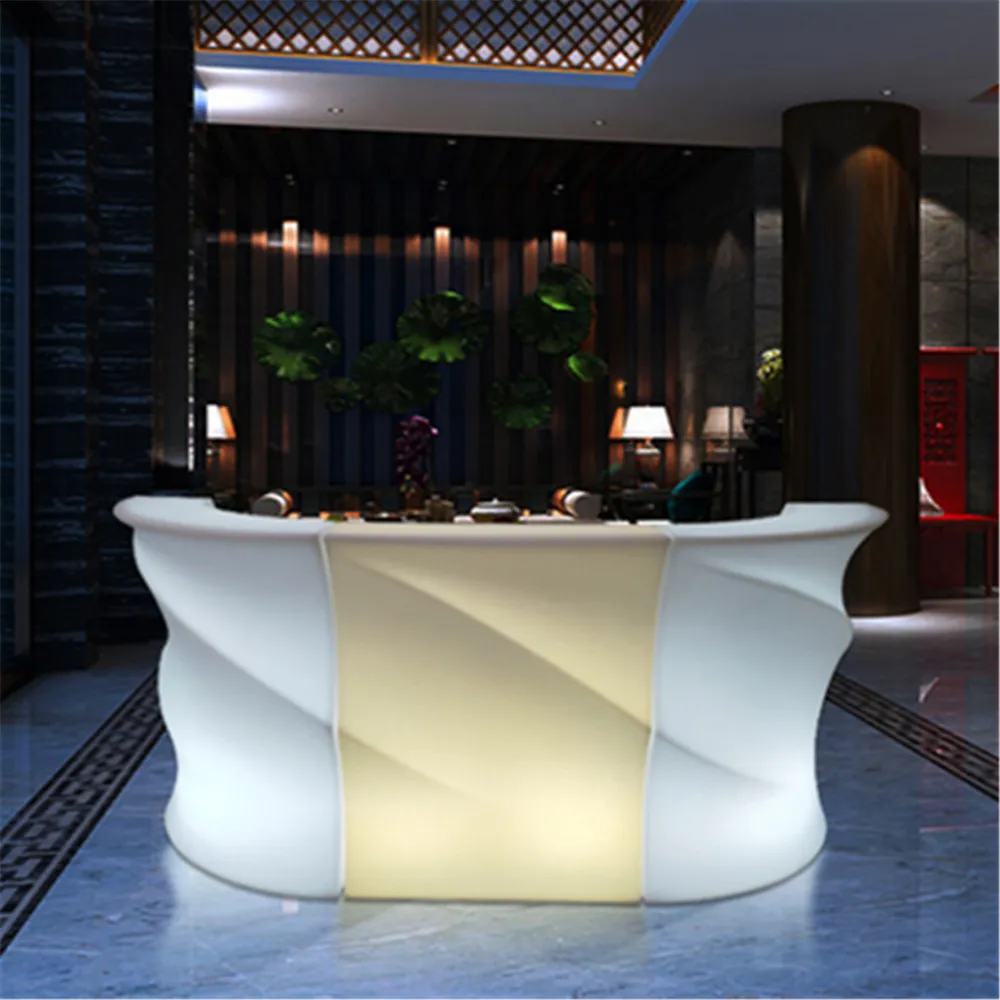 New Wine Cabinet Outdoor LED Luminous Cocktail Table Creative Bar Plastic Table Nightclub Bar Disco Supplies Wine Bar Cabinet