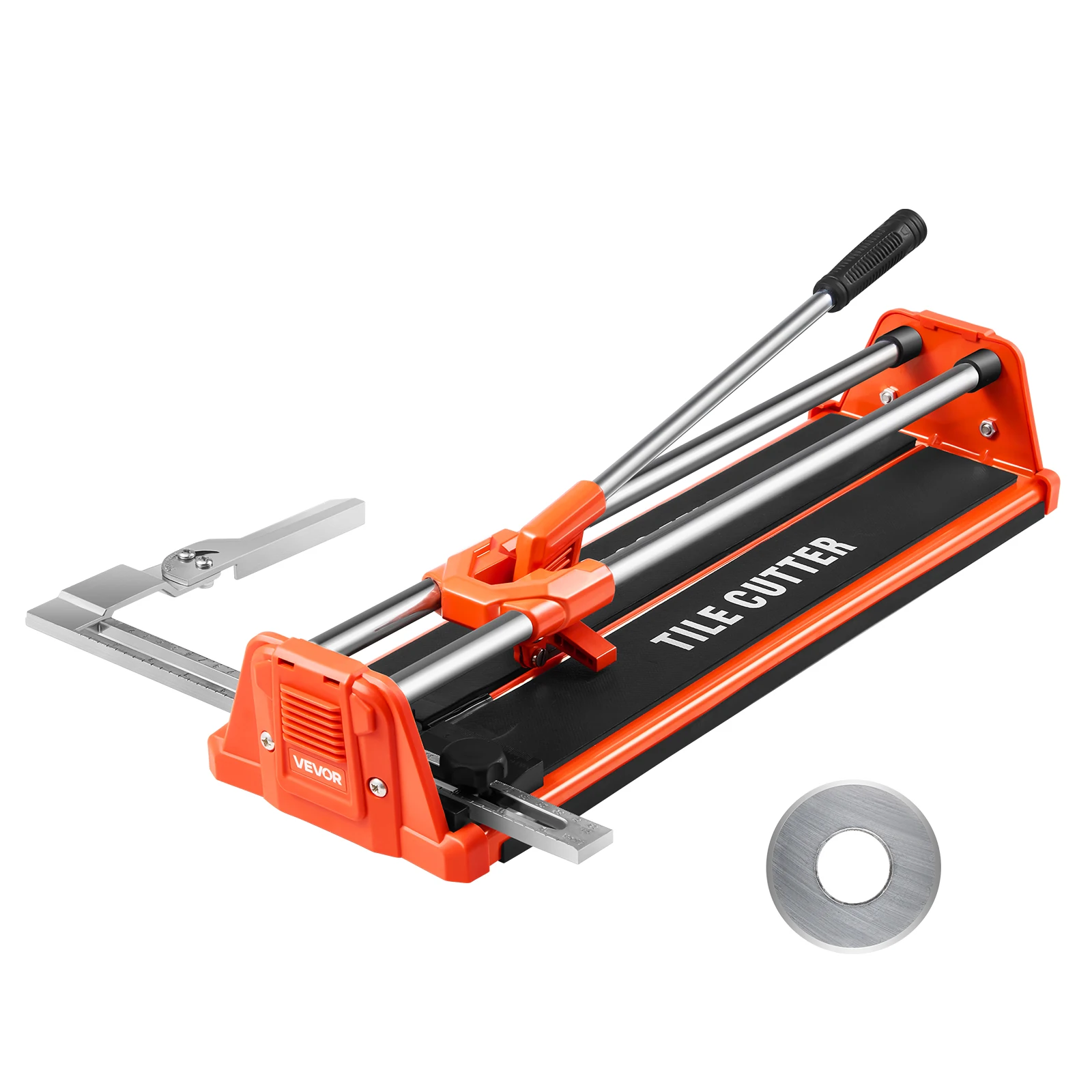 a*-SucceBuy 17-Inch Manual Tile Cutter for Wall & Polished Tiles Double Rails for Precise Cutting Tungsten Carbide Wheel Precise