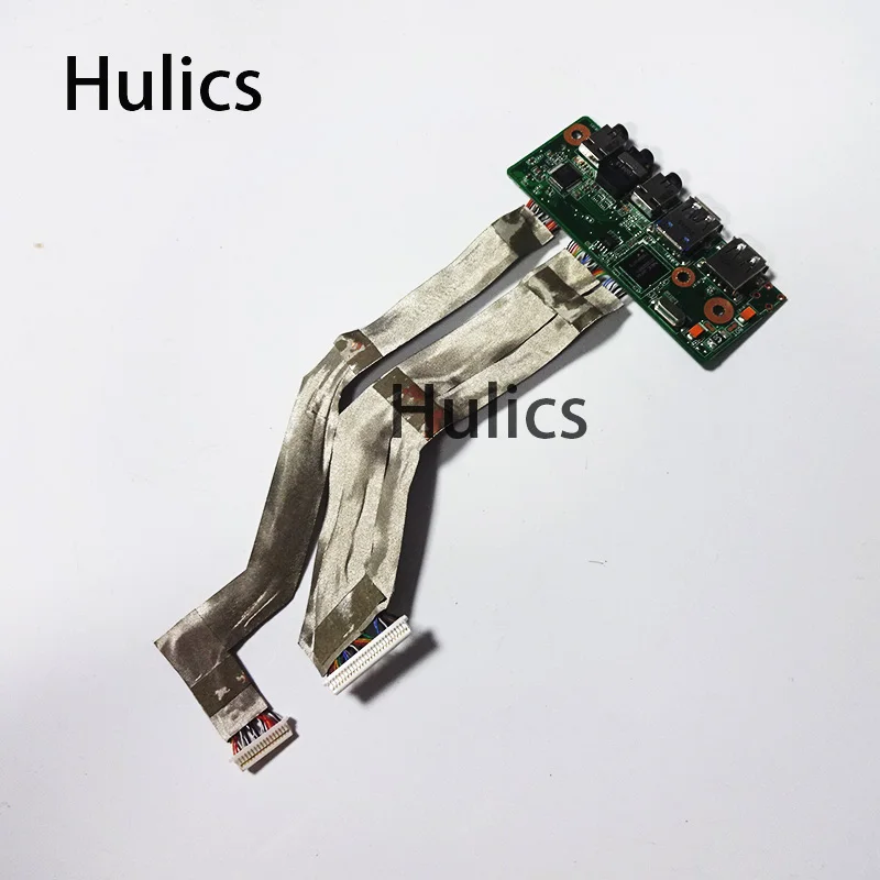 

Hulics Used USB Port Audio Board For ASUS N71J N71JV N71JA N71JQ 60-NXGAU1100-A04 Rev.2.0 With Cable