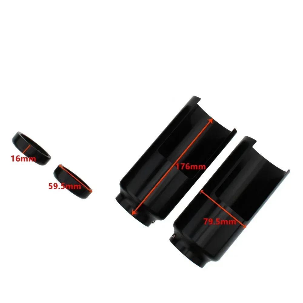 

Lower Front Shock Fork Covers Cap For Harley-Davidson Street Bob 2018-2024