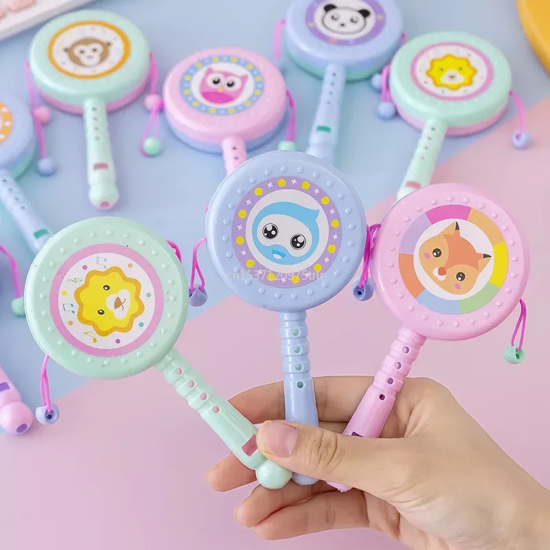 1Pcs Cartoon Baby Rattle Early Education Toys for Baby Shower Party Favors Wedding Souvenirs Kindergarten Gifts Pinata Fillers