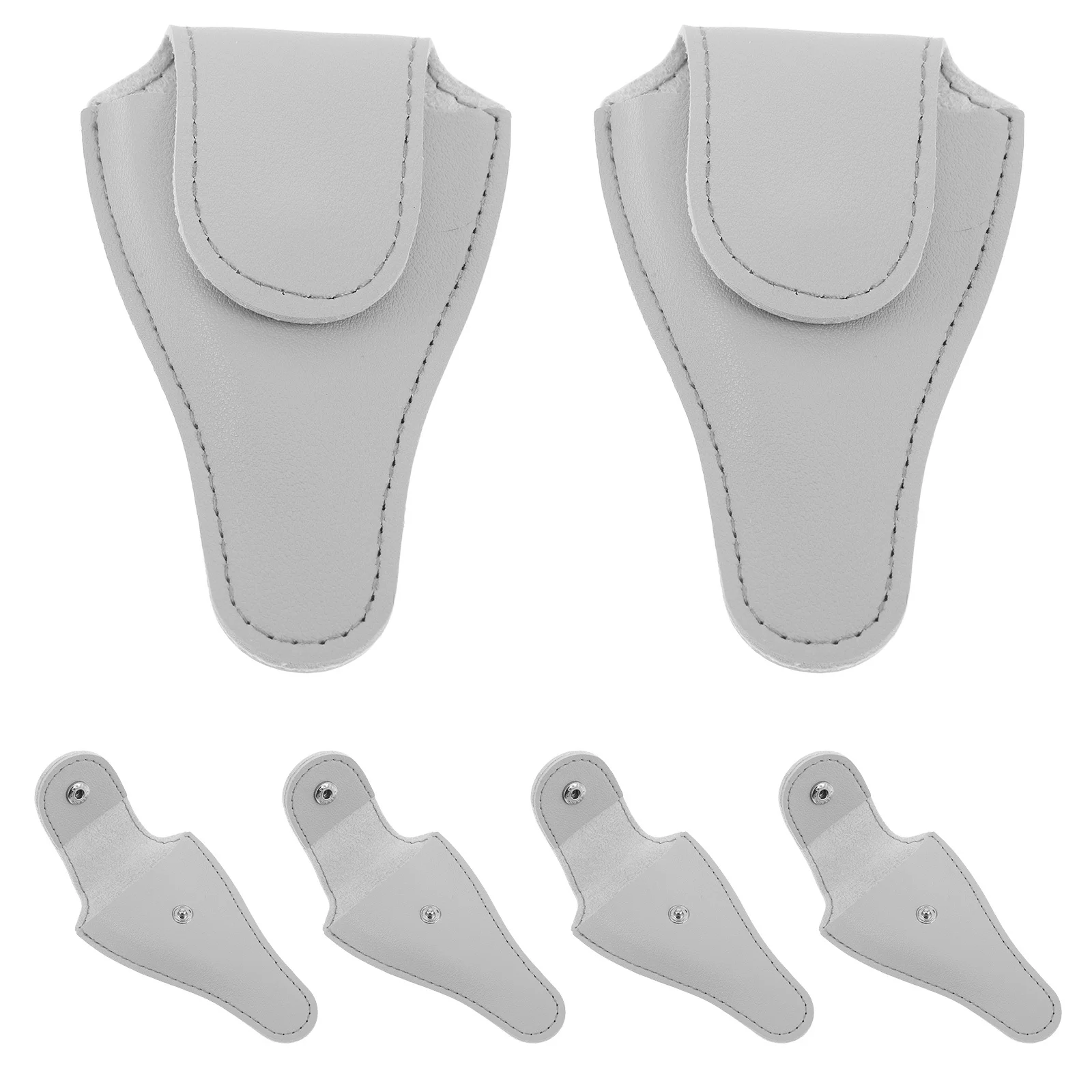 

6 шт., чехол для кусачек для ногтей, чехол для ножниц для кутикулы, держатель, защитный чехол для маникюра, педикюра, инструменты для хранения, прочный