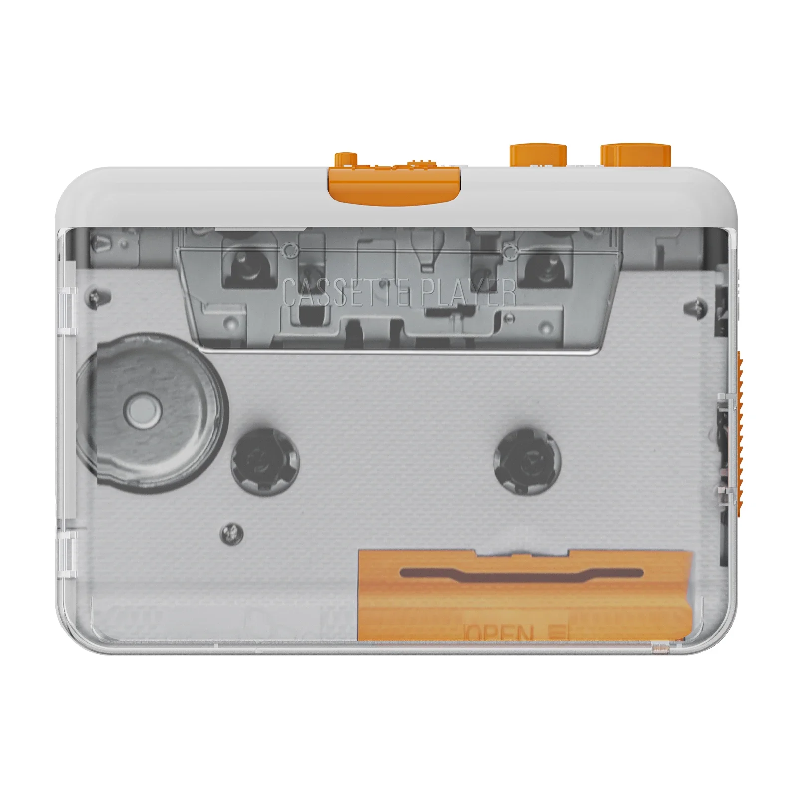 Portable Tape Player USB Cassettes Recorder Cassette to MP3 / CD Converter via USB Compatible with Laptops and Personal Computer