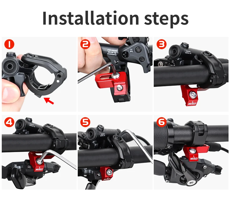 Integrierter Montageadapter für Fahrradschalthebelbremse, kompatibel mit SRAM MatchMaker auf I-SPEC EV XT XTR SLX DEORE M6100/7100/8100 – Detail 6