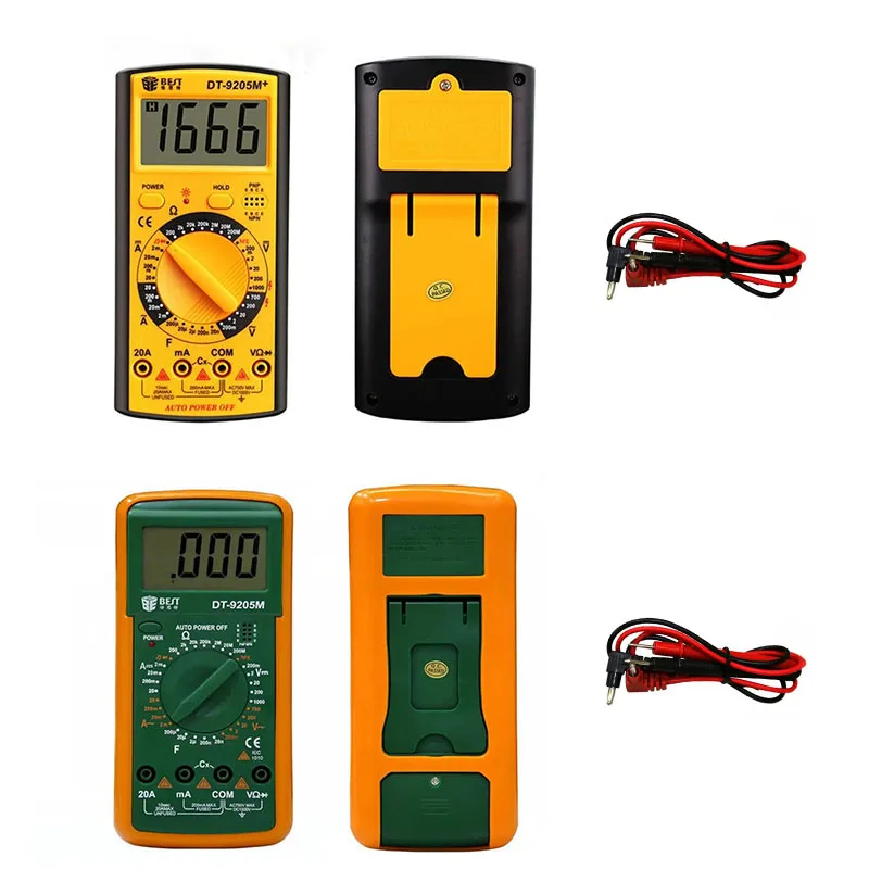 

BEST 9205M Professional LCD Digital Multimeter Voltmeter Ohmmeter Ammeter Tester with Buzzer Tester Meter