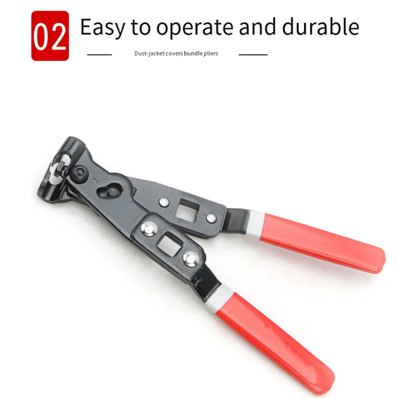 

1 Piece CV Boot Clamp Pliers Heavy Duty Ear Clamp Pliers Universal CV Boot Clamp Tool-AT64