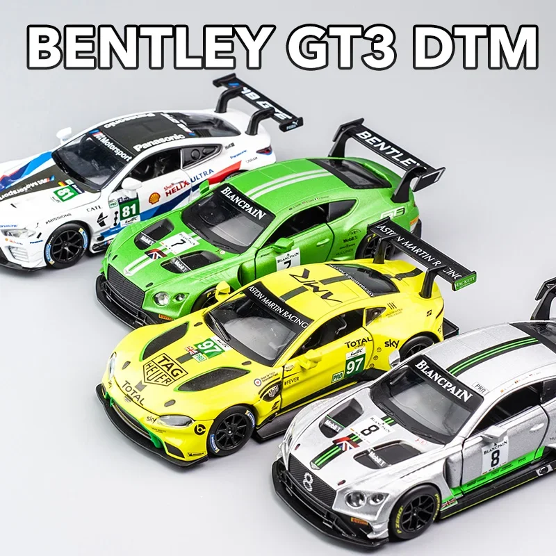 1:32 Alloy Mini Car Model Bentley GT3 Metal Toy Diecast & Toy Vehicles Pull Back Kids Toy Cars for Children Boy Car Gift