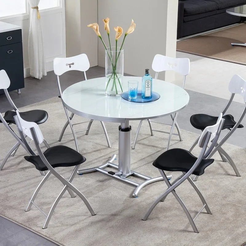 The lifting coffee table and dining table are dual-purpose integrated small apartment types, multi-functional, and can be switch