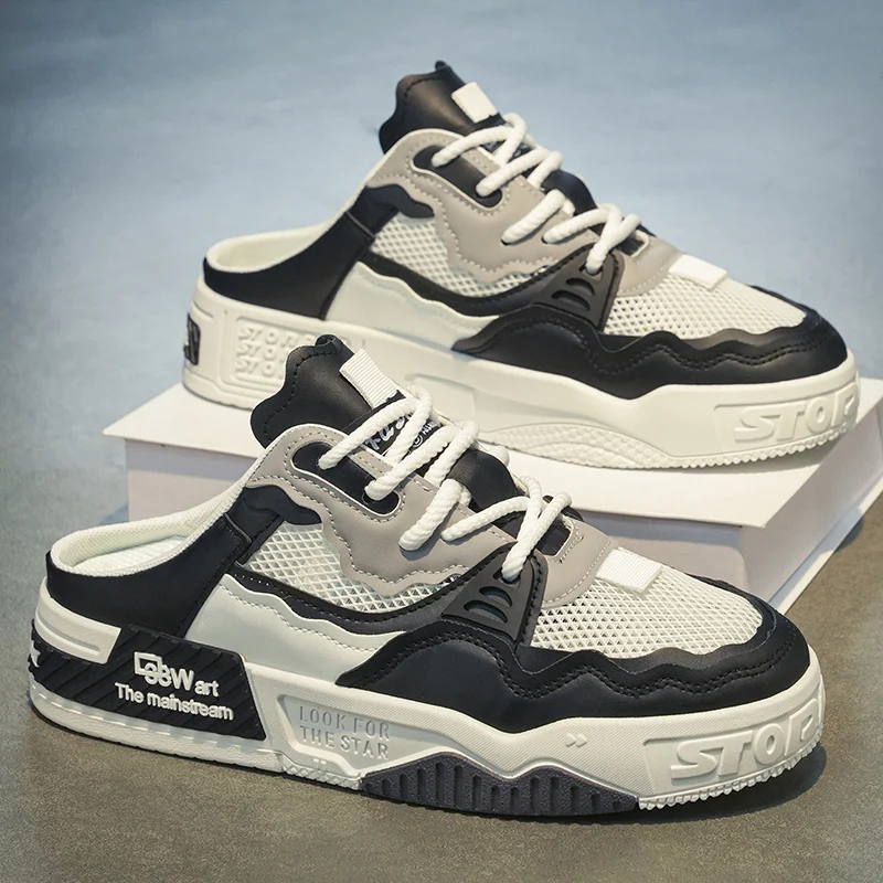 Herren-Sportsandalen und -Pantoffeln, Herrenmodell, bequem, für alle Jahreszeiten geeignet, ideal für den täglichen Gebrauch im Freien, leicht. – Detail 3