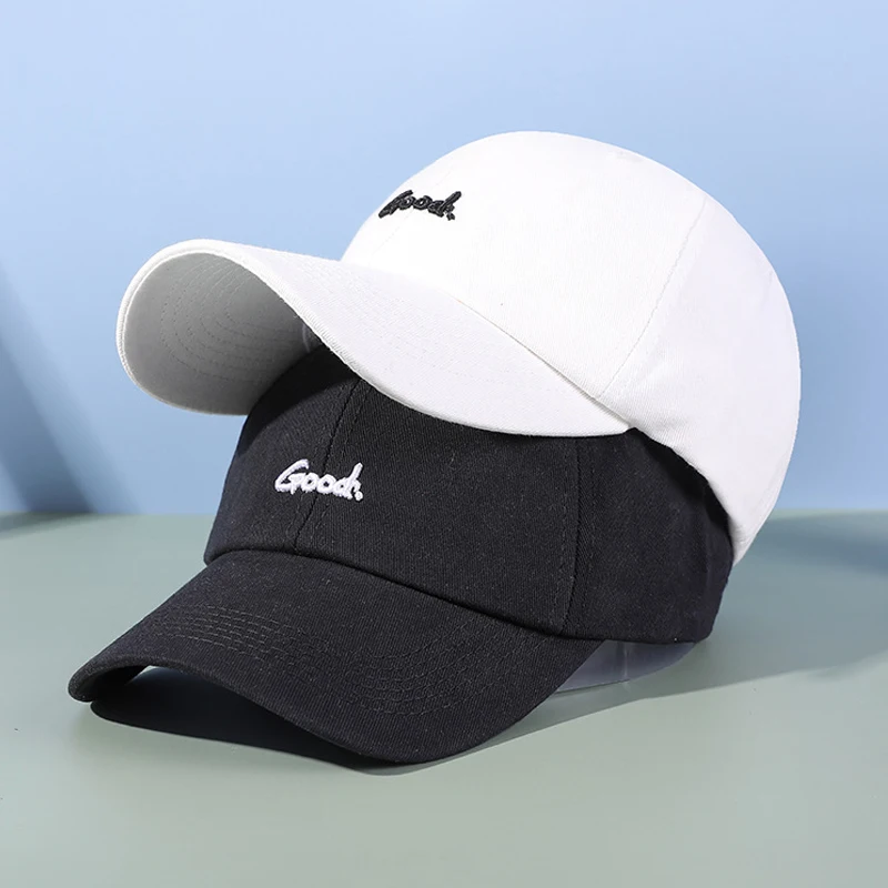 

New Cotton Baseball Cap Women Casual Visor Embroidery Snapback Cap Men Summer Spring Unisex Solid Color Sun Hats Hip Hop Caps