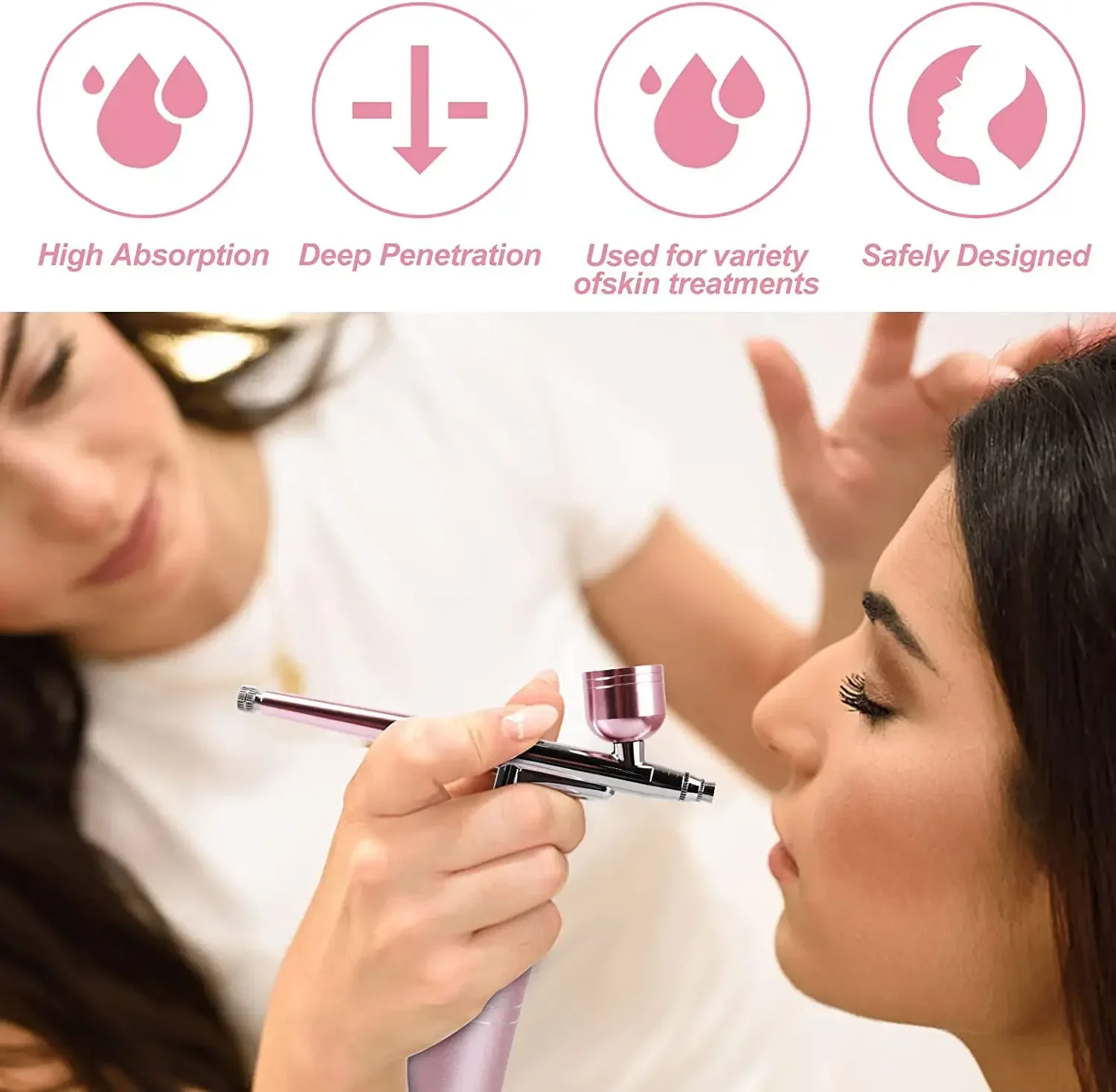 Household Oxygen Injector Handheld Small Cleaning Hydration Instrument Beauty Salon Water Oxygen Essence Into The Instrument