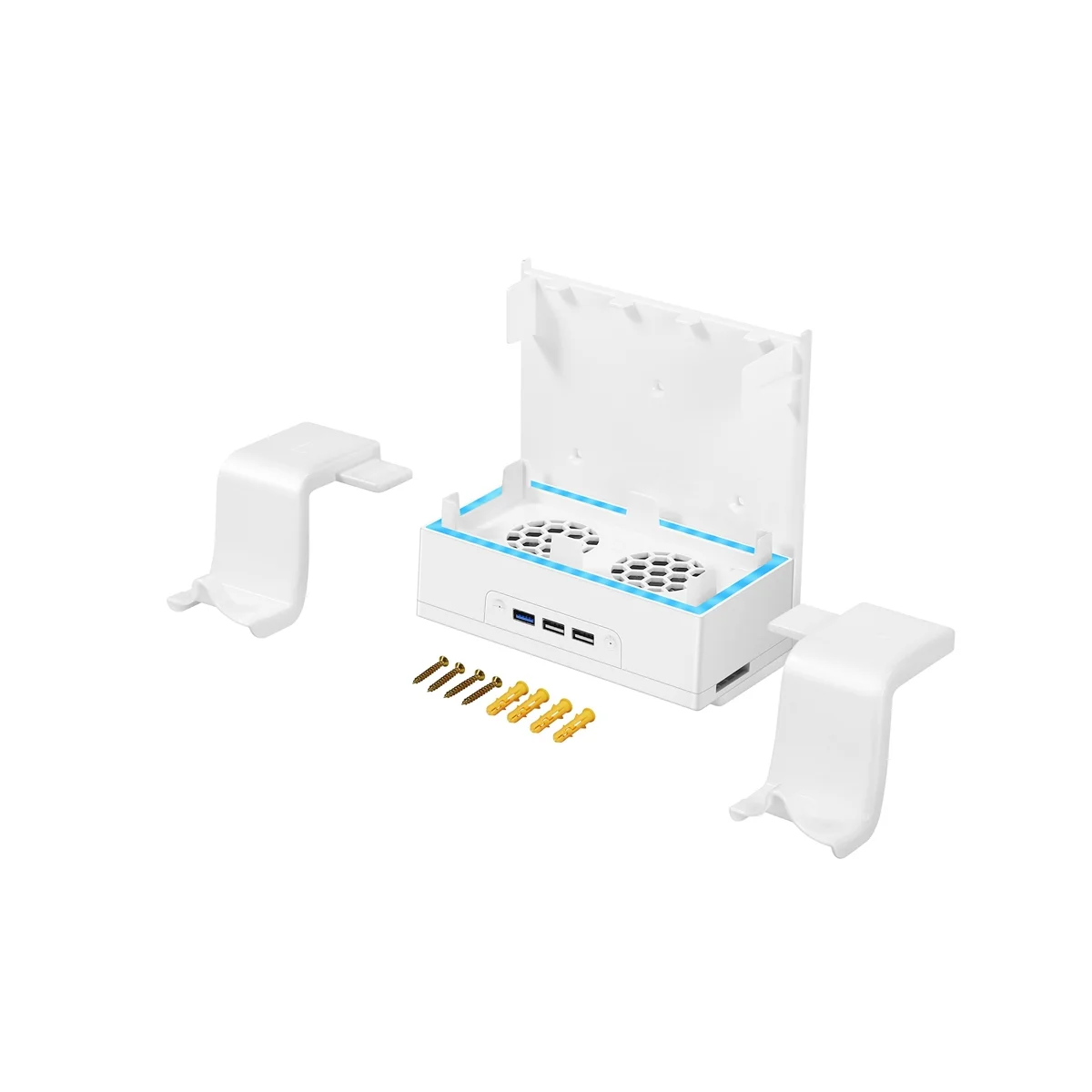 For XBOX Series S Wall Mounted Dock Mount Supporter Cooling Base Dock Mount Supporter Cooling Heat Dissipation Bracket