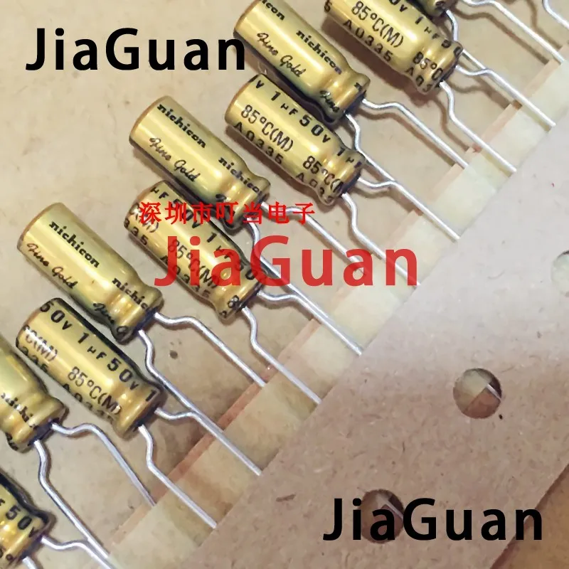 

20PCS/lot NEW original FG 50V1UF 5x11MM fine gold 1UF 50V FineGold nichi con Audio Capacitor Free Shipping