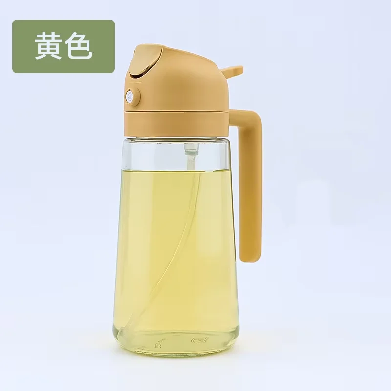  2in1 500ml Plastic Kitchen Oil Sprayer Spray Oil Olive Spray Bottle for Oil Dispenser BBQ Baking Roasting Picnic Kitchen Tool