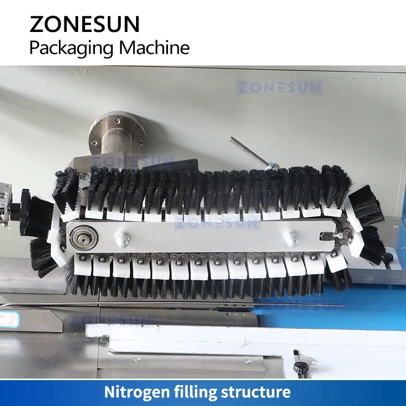 Zonesun Horizontal Flow Wrapper HFFS Machine Pillow Packaging Machine Vegetable Flow Wrap Packing Machine ZS-ZB600W