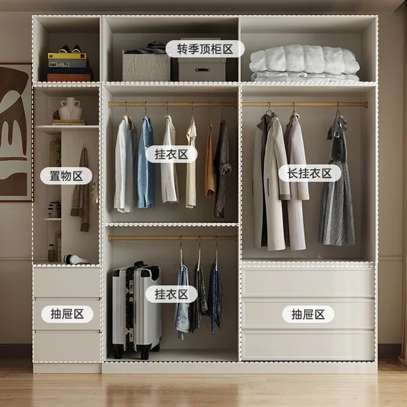 Foldable Clothes Wardrobes Storage Modern Hanging Display Wardrobes Bedroom Articulos Para El Hogar Guarda Roupa Home Furniture