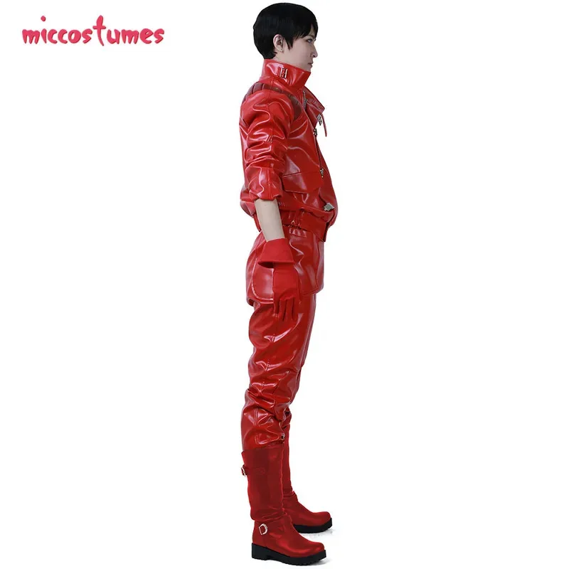 CyMiccostumes Men's Kaneda Cosplay Costume Motorcycle Clothing Jacket Halloween Cosplay Costume Fancy Outfit view 3