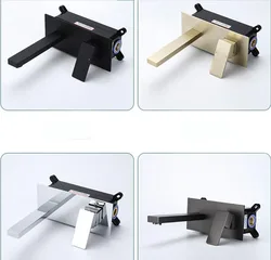 Bathroom concealed faucet wall mounted mixer faucet Tap Basin Mixer Hot And Cold Water Wash Faucet BF002