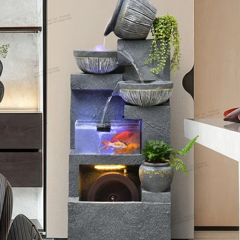 Fountain Rockery Indoor Fountains Rich Meaning Of Home Decoration Home Decor Water Indoor Fountains Simple Fuente Interior