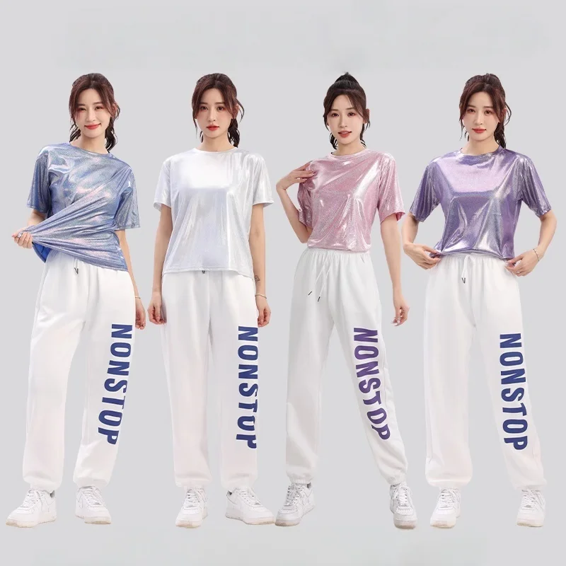 

Костюм для джазового танца, женский костюм для взрослых, хип-хоп, сценические костюмы, платья de fiesta, костюм болельщика, женский костюм для взрослых